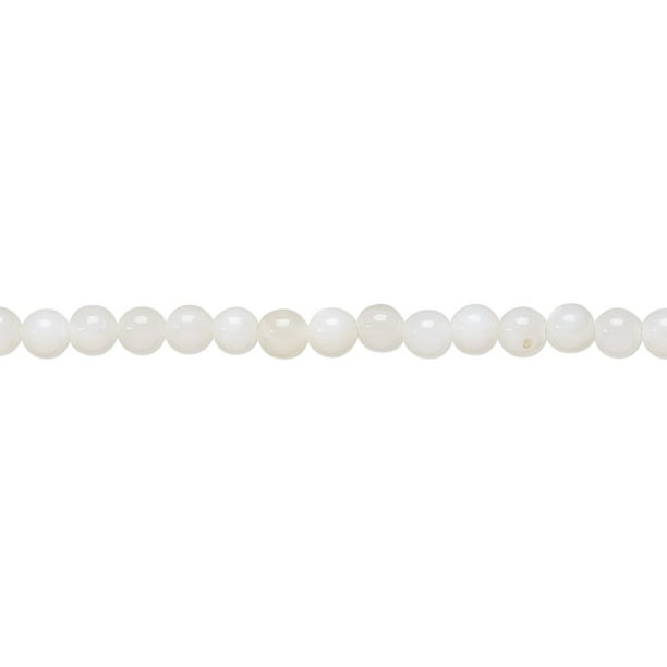 1,000 pcs Iridescent White AB Bubble Plastic Pearls 6mm Round Craft Beads